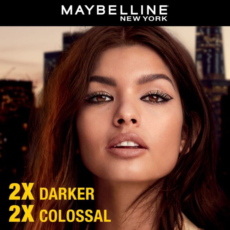 Maybelline New York Kajal, Super Black, Intense Colour, Sharp Definition, Long-lasting, Colossal Kajal, 0.35g - Image 4