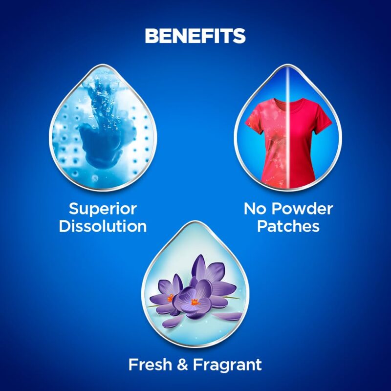 Rin Detergent Liquid Refill 2L Pouch, Designed for Dirt removal in Washing Machine for all kinds of clothes - Super Save Pack (Pack of 2) - Image 4
