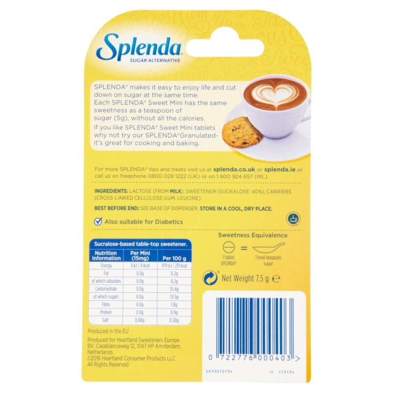 Splenda No Calorie Sweetener - 500 Tablets - Image 7