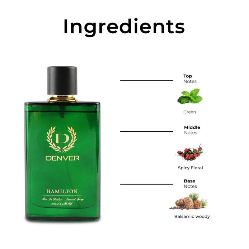 Denver Hamilton Perfume - 100Ml | Long Lasting Perfume Body Scent For Men, Fresh, Aerosol - Image 2
