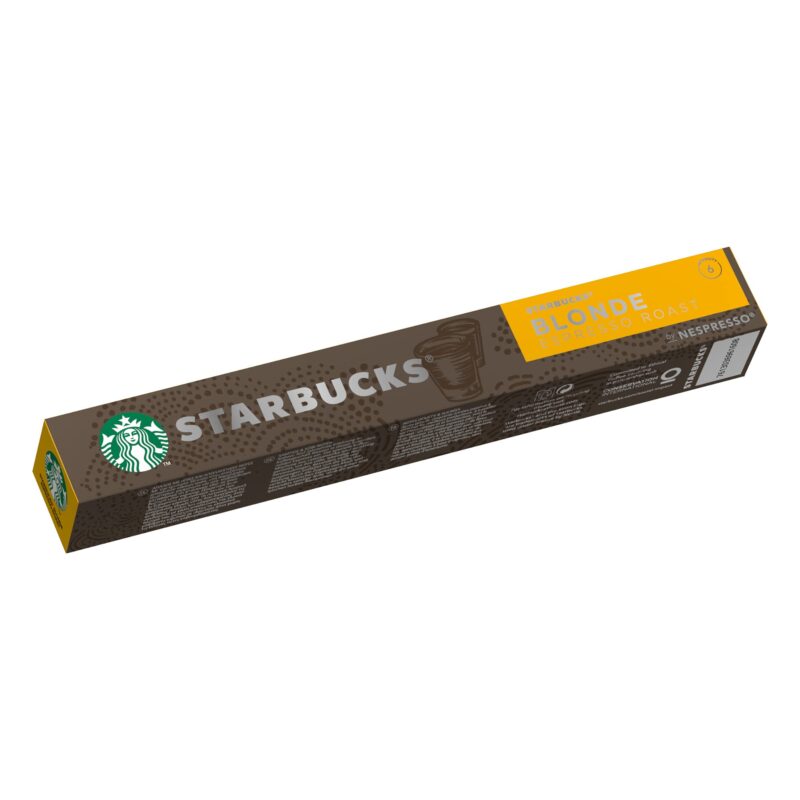 Starbucks by Nespresso Blonde Espresso Roast Coffee Pods 10 Capsules,53Gram - Image 4