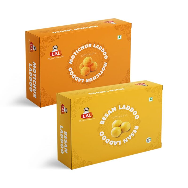 Besan Laddoo 400g & Motichur Laddoo 400g - Image 2