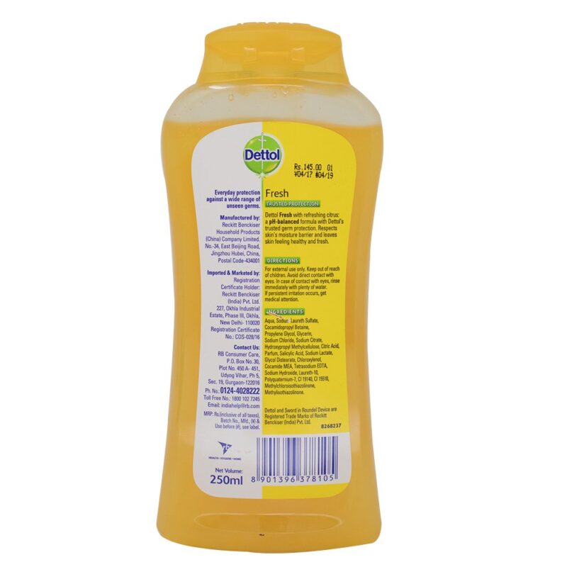 Dettol Fresh Body Wash, 250ml - Image 6