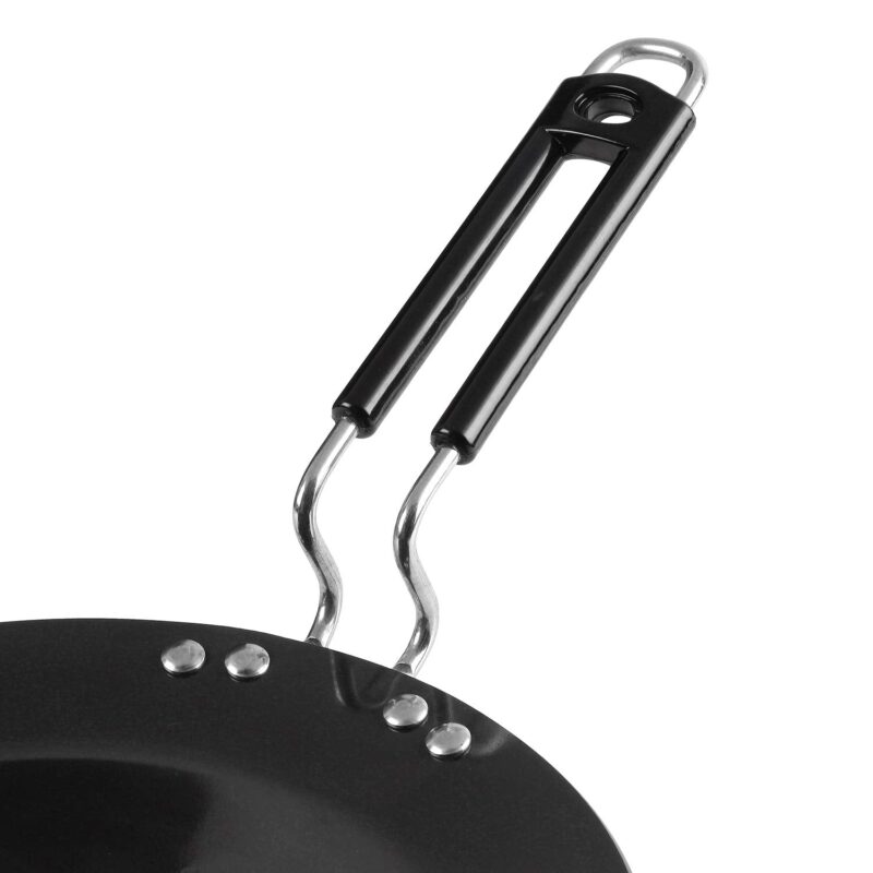 Vinod Black Pearl Plus Hard Anodised Roti/Paratha/Phulka Tawa, 25 cm Diameter with Riveted Sturdy Handle - 5.25 mm Thickness, Black (Induction and Gas Stove Compatible) - Image 4