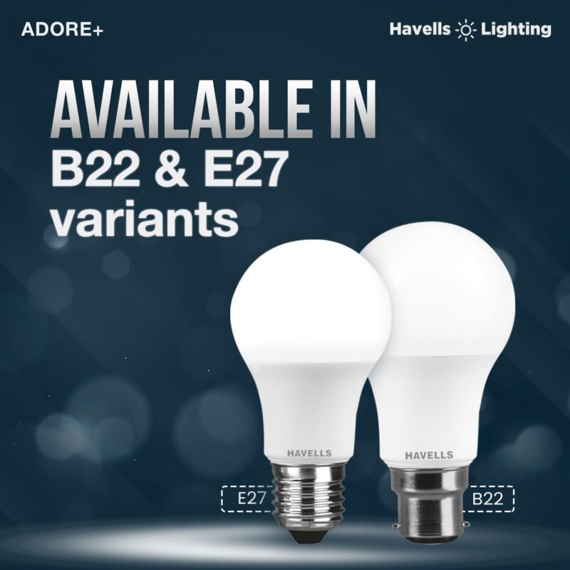 HAVELLS 9w LED Bulb for Home & Office |B22 LED Bulb Base |Cool Day White Light (6500K) |4Kv Surge Protection |High Voltage Protection |Eco Friendly Energy Efficient | Pack of 1 - Image 2