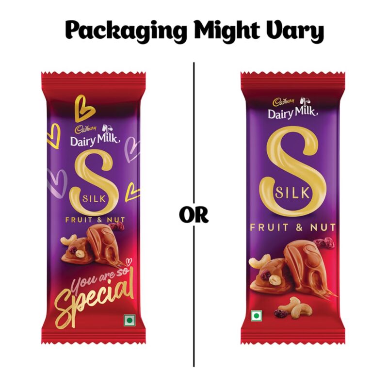 Cadbury Dairy Milk Silk Fruit and Nut Valentine's Gift Pack Chocolate Bar, 137 g - Image 9