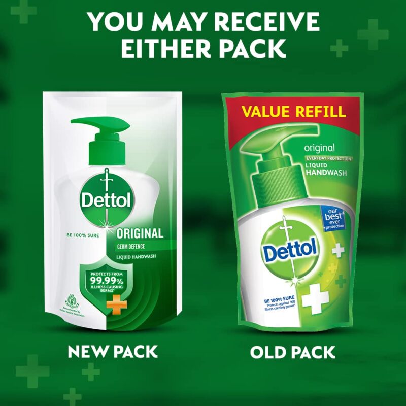 Dettol Original Handwash Liquid Soap Refill, 175ml | Germ Defence Formula | 10x Better Germ Protection - Image 7