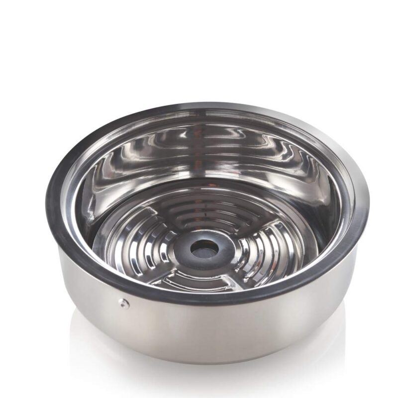 Borosil Stainless Steel Insulated Roti Server, 2.5 litres, Silver - Image 7