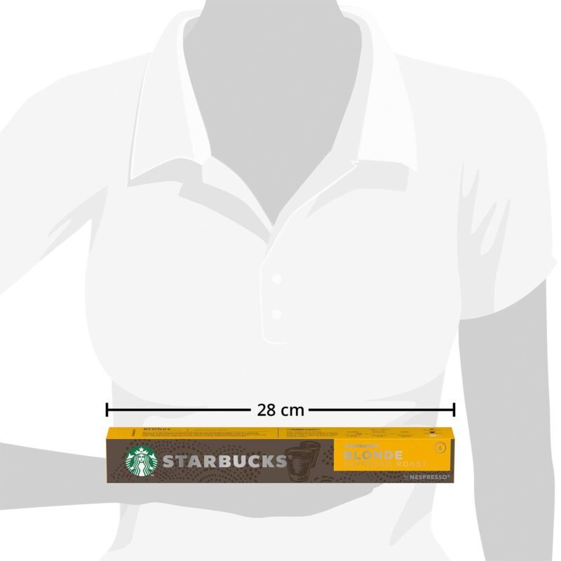 Starbucks by Nespresso Blonde Espresso Roast Coffee Pods 10 Capsules,53Gram - Image 2