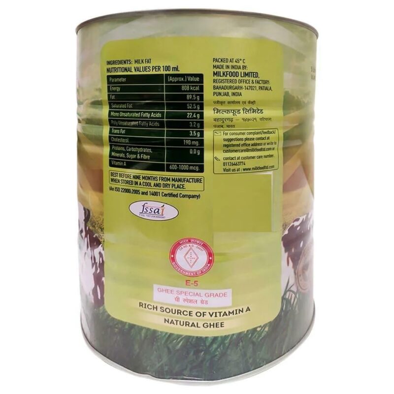 Milkfood Rich Desi Ghee, 4.5 Ltr - Image 3