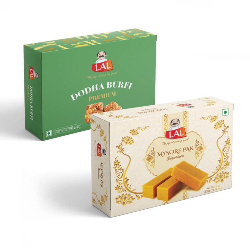 Mysore Pak 400gm & Dodha Burfi 400gm - Image 5