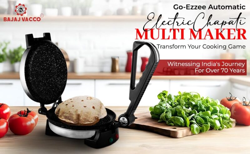 BAJAJ VACCO® Automatic MultipurposeChapati – Multi Maker, 900 WattageCMM – 01 - Image 5
