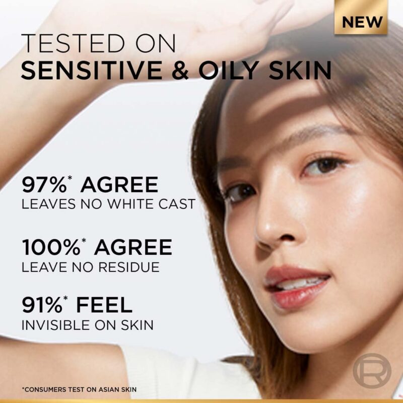 L’Oreal Paris Uv Defender Invisible Resist Daily Sunscreen Spf50+ Pa++++ 50Ml | Lightweight, Waterproof, Sweatproof & Protects From Pollution & Dust - Image 3