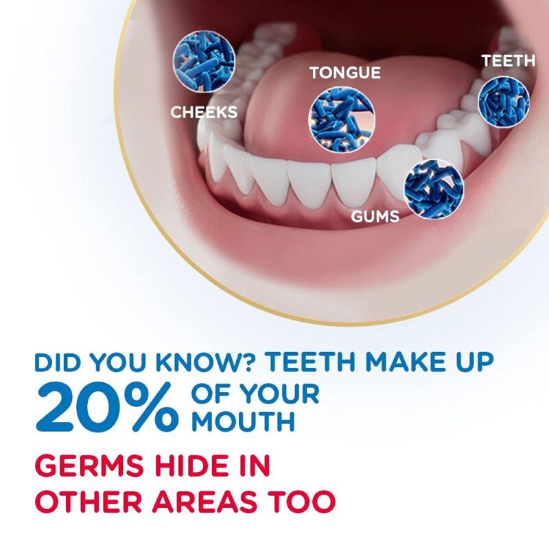 Pepsodent Germicheck 8 Actions, Whole Mouth Toothpaste With Anti-Germ Formula, Clove And Neem Oil, 500 g Family Pack - Image 5