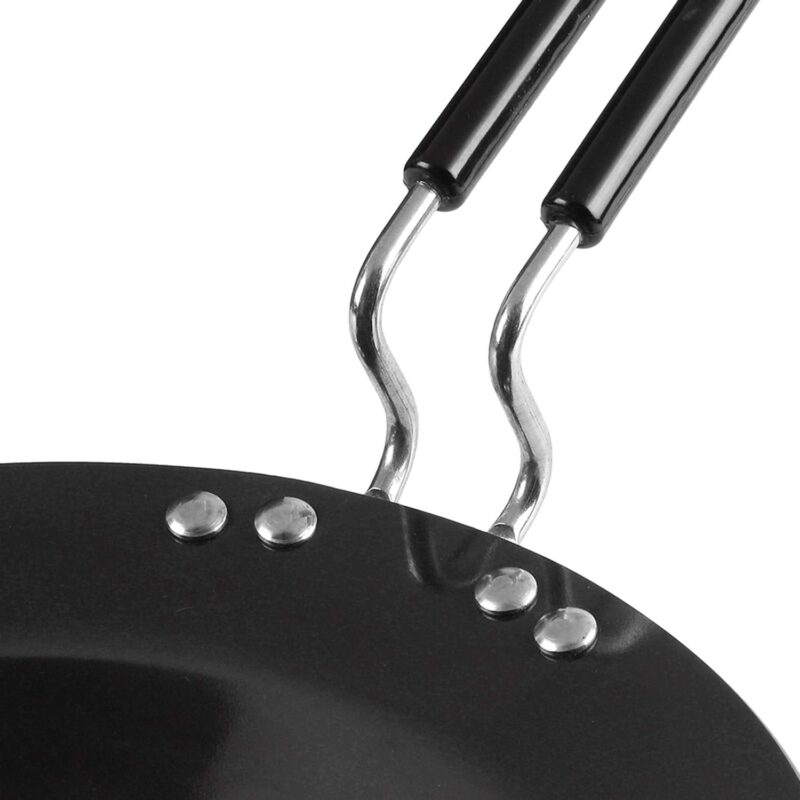 Vinod Black Pearl Plus Hard Anodised Roti/Paratha/Phulka Tawa, 25 cm Diameter with Riveted Sturdy Handle - 5.25 mm Thickness, Black (Induction and Gas Stove Compatible) - Image 3