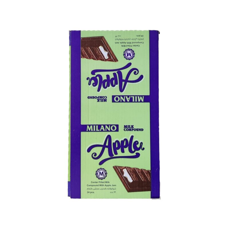24x Milano Chocolate Bar 24pcs Box - 576g (Apple) - Image 5