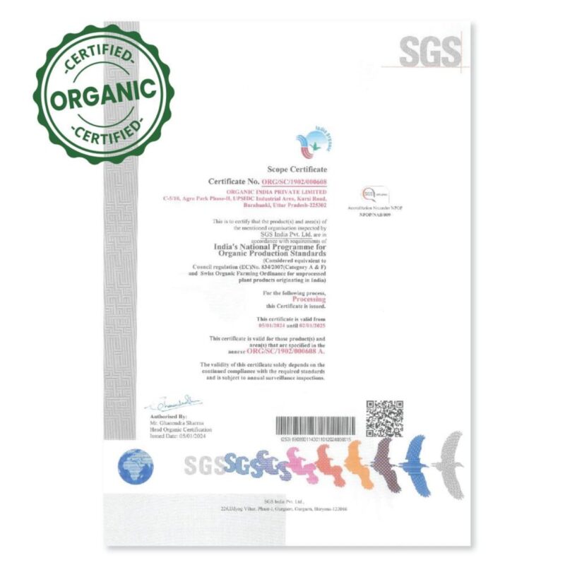 Organic India Virgin Coconut Oil, 500ml, Lab Tested on 600+ Parameters, Certified Organic, Extracted from Organically Grown Coconut Milk, Cold Pressed, Authentic Flavour, Multipurpose Oil - Image 6