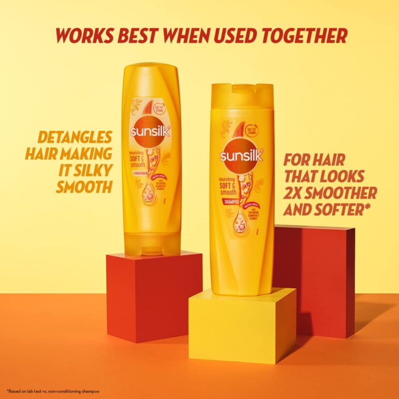 Sunsilk Nourishing Soft & Smooth Shampoo 360 Ml - Liquid - Image 2