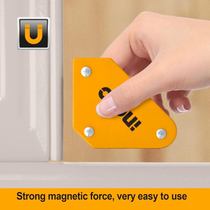 INGCO Magnetic Welding Holders, 4 PCS, Angles: 45°,90°,135°, Fits for Welding, Soldering, Assembling - Image 5