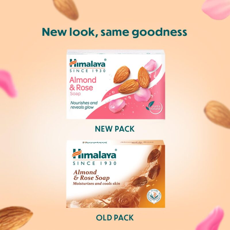 Himalaya Herbals Almond & Rose Soap, 75gm - Image 2
