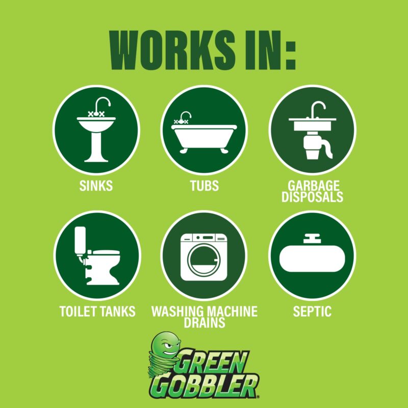 Green Gobbler BIO-Flow Drain Strips - 12 PAC (Drain Cleaner & Deodorizer) - Image 5