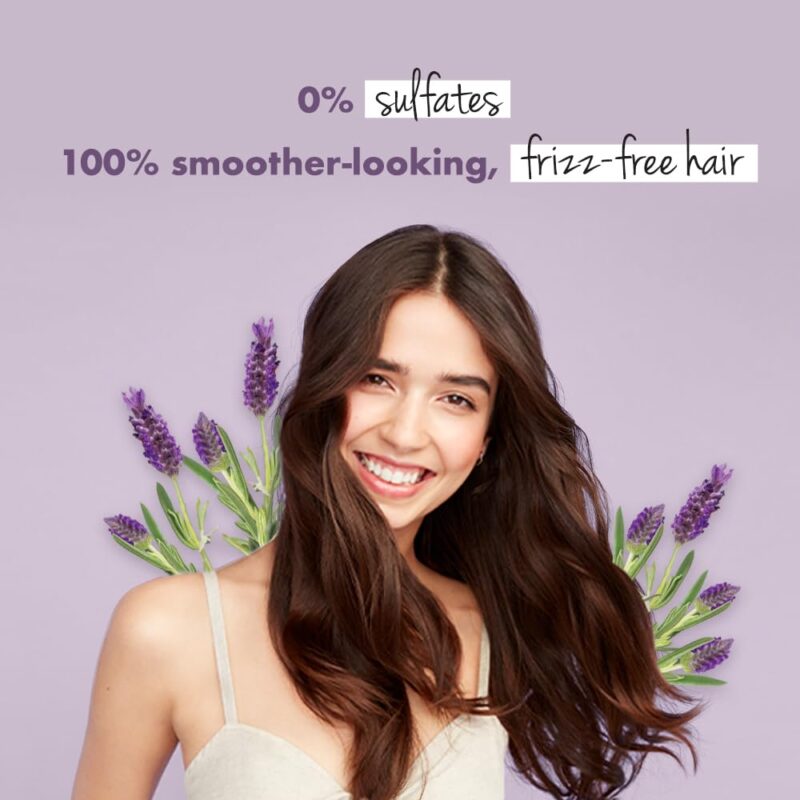 Love Beauty & Planet Argan Oil and Lavender Sulfate Free Smooth and Serene Shampoo|| No Parabens|| No Dyes|| 400ml - Image 8