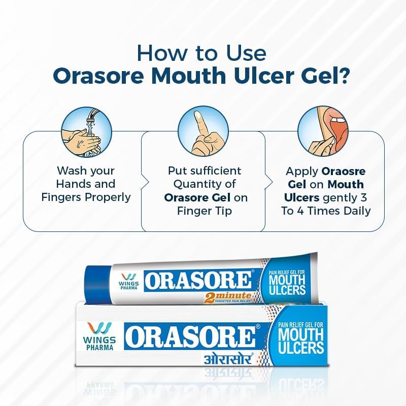 Orasore Mouth Ulcer Gel Treatment (Pack Of 2) - Image 3