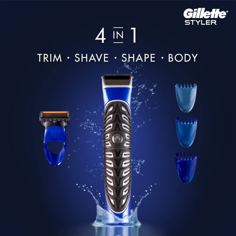Gillette Men Fusion Proglide 4-In-1 Styler For Trimming | Shaving | Beard Edging | Body Hair Trimming Multi - Image 8