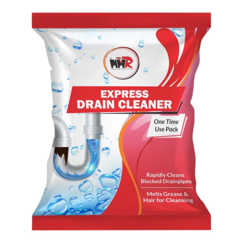 MMR Making Marvelous Drain-Insta All Pipe Safe Express Drain Cleaner powder Clear Clogged Sinks & Pipes (50gm, Pack Of 10) - Image 2