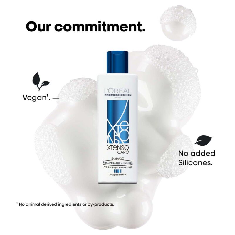 L'OREAL PROFESSIONNEL PARIS Xtenso Care Shampoo For Straightened Hair, 250 Ml |Xtenso Care Mask, 196 Gm | Shampoo & Mask For Starightened Hair, Pack Of 1 - Image 3