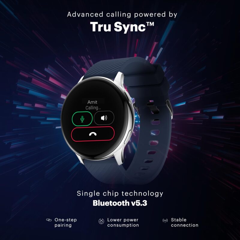 Noise Vortex Plus 1.46 AMOLED Display, AoD, BT Calling, Sleek Metal Finish, 7 Days Battery Life, All New OS with 100+ Watch Faces & Health Suite (Jet Black) - Image 3
