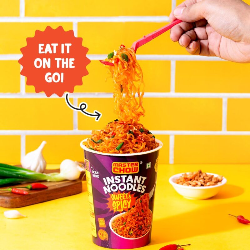25x Masterchow Sweet & Spicy Instant Cup Noodles - 100g - Pack of 25 - Image 8