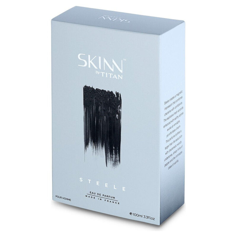 Skinn By Titan , Steele Long Lasting Fresh Edp For Men - 100 Ml Perfume For Men Liquid Eau De Parfum For Men Premium Fragrance Grooming Essentials - Image 2