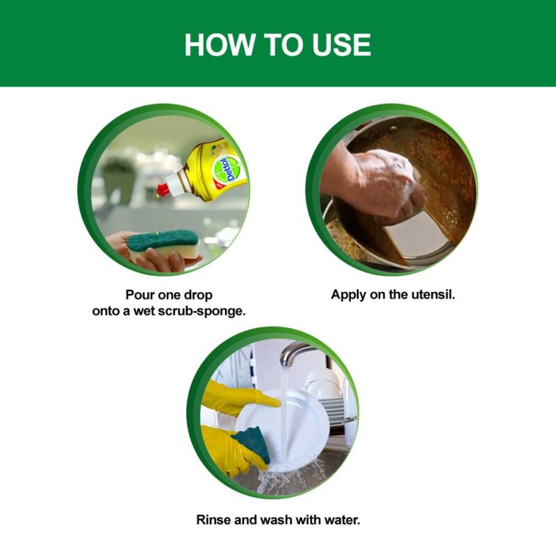 Dettol Kitchen Dish and Slab Gel - 200 ml (Lemon Fresh) - Image 2