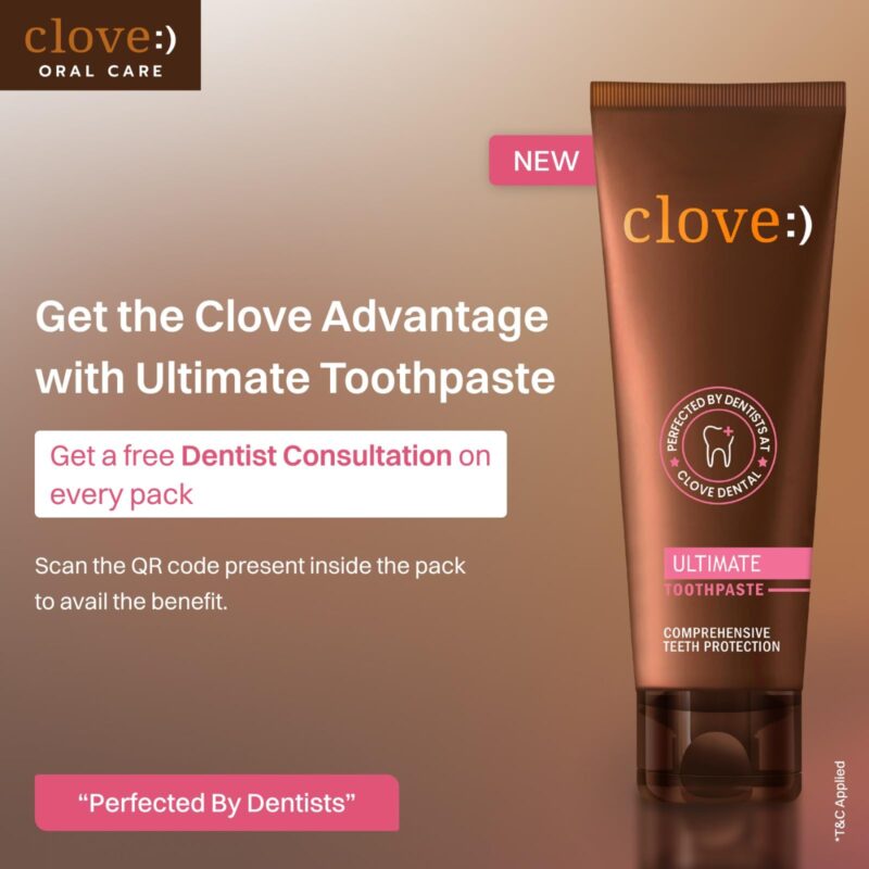 Clove Ultimate Toothpaste | Active Freshness | Cavity Prevention | Teeth Whitening | Healthy Gums & Oral Care | Triclosan Free | Paraben Free | Peroxide free | Mint | Pack of 1 (100 gms) - Image 8