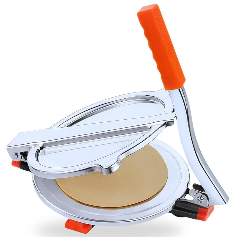 BLLUEX Premium Multi-Purpose 17cm Roti Maker,Manual Press for Chapati, Puri, Khakhra, Papad, Pathiri for Flatbread | Easy to Use HomeMade