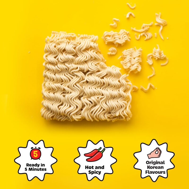 25x Masterchow K-chow Korean cheese Instant Ramen Noodles - 94g - Pack of 25 - Image 4