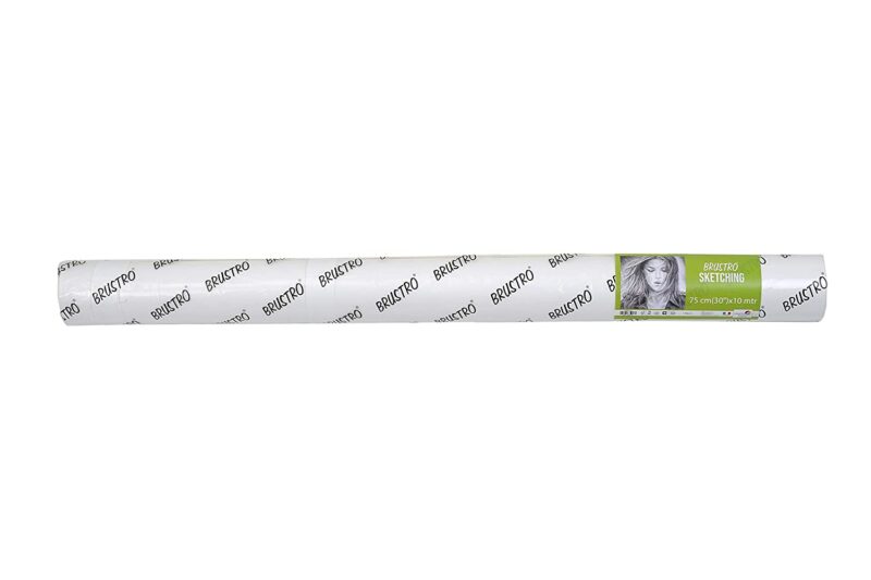 Brustro Artist Drawing Paper Roll 120 Gsm. Size 75 cm(30") x10 mtr - Image 4