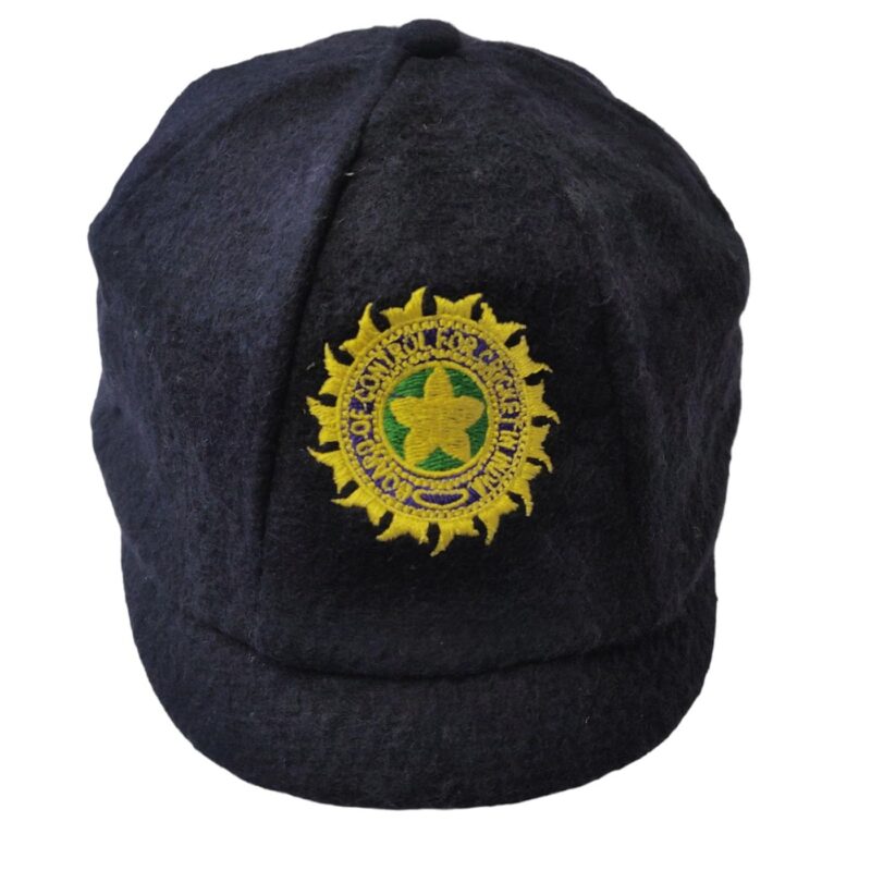 C CLASSIC Woollen Baggy India Test Cricket Cap Blue - Image 2