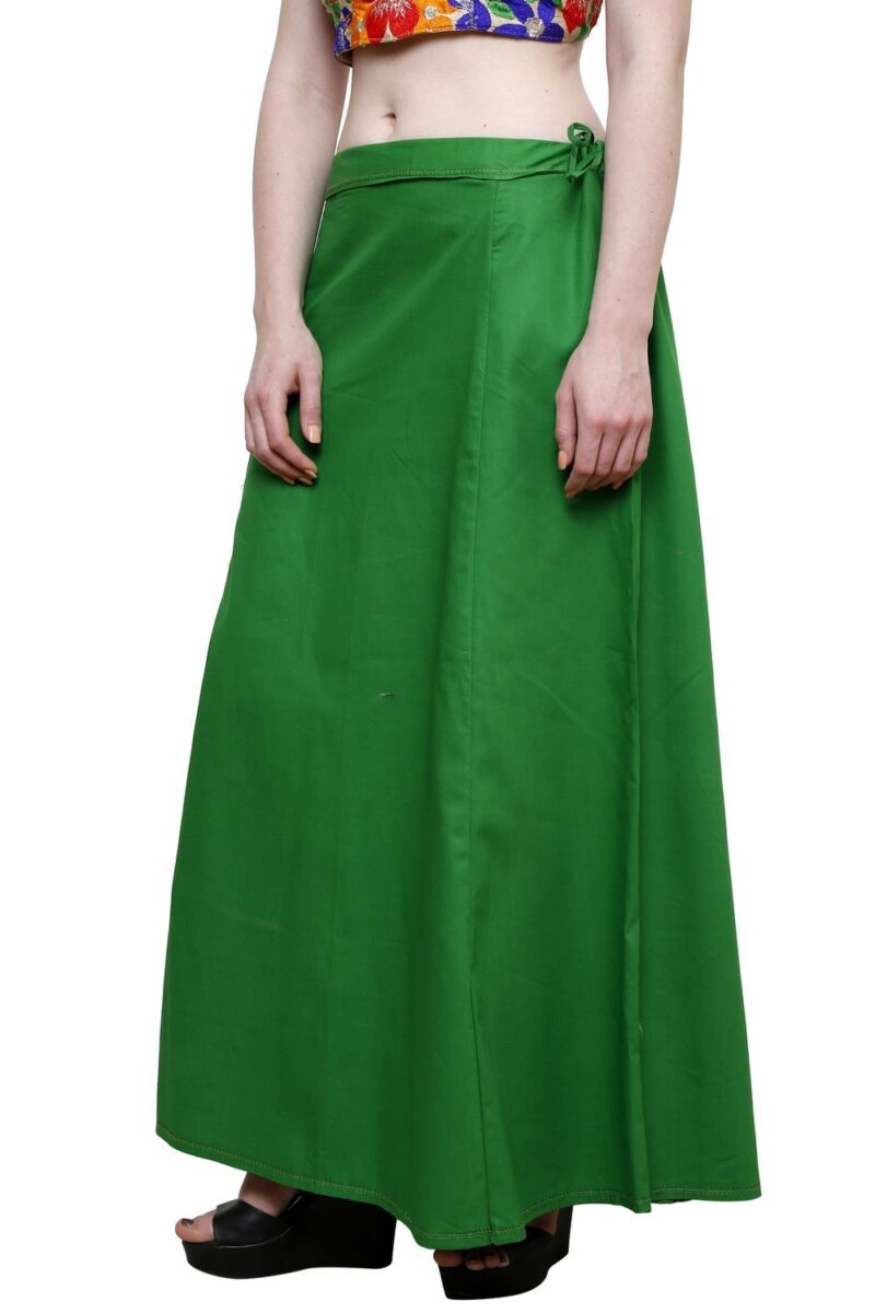 Pistaa's combo of Women's Cotton Peach, Magenta, Pak Green, Pastle Pink and Purple Color Best Indian Readymade Inskirt Saree petticoats - Image 5