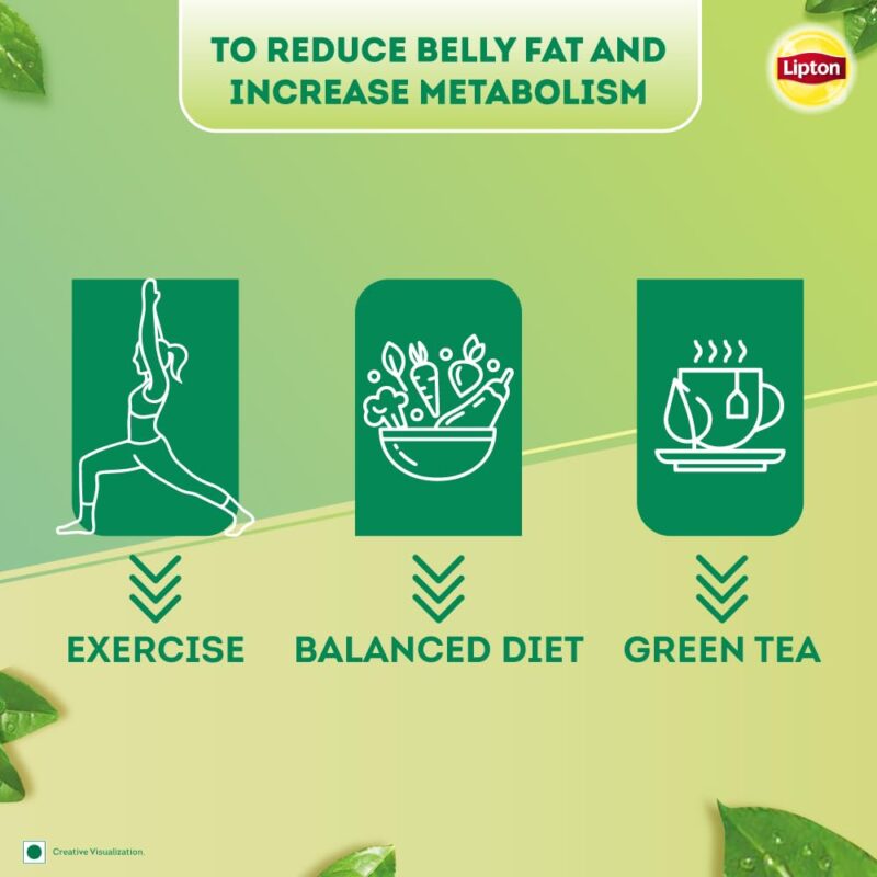 Lipton Clear & Light Green Tea Bags 100 Pcs, 130 Grams - Image 3