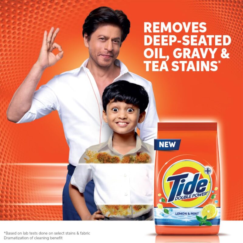 Tide Plus Detergent Washing Powder with double Power Lemon and Mint Pack - 1 kg - Image 6