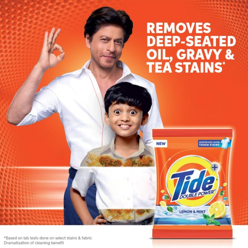 Tide Plus Double Power Detergent Washing Powder Lemon & Mint 2kg - Image 6