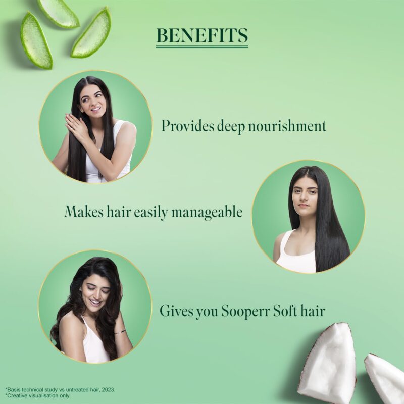 Parachute Advansed Aloe Vera Enriched Coconut Hair Oil Gold | 5X Aloe Vera With Coconut Oil| Makes Hair Sooperr Soft | 400ml - Image 7