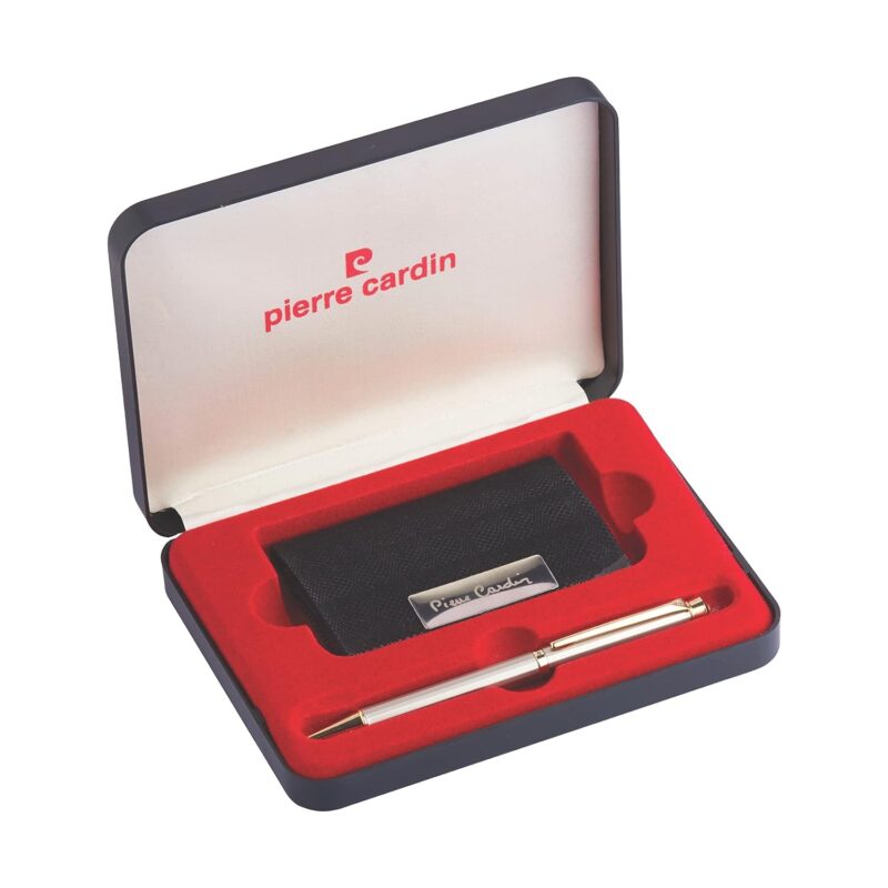 Pierre Cardin Jewel Tycoon Ball Pen & Card Holder Gift Set - Blue, Pack Of 1