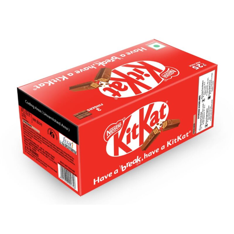 KIT KAT, 3 Fingers, Chocolate Coated, Wafer Bar –28.5g, Pack of 28 Units , 798g, Box - Image 5