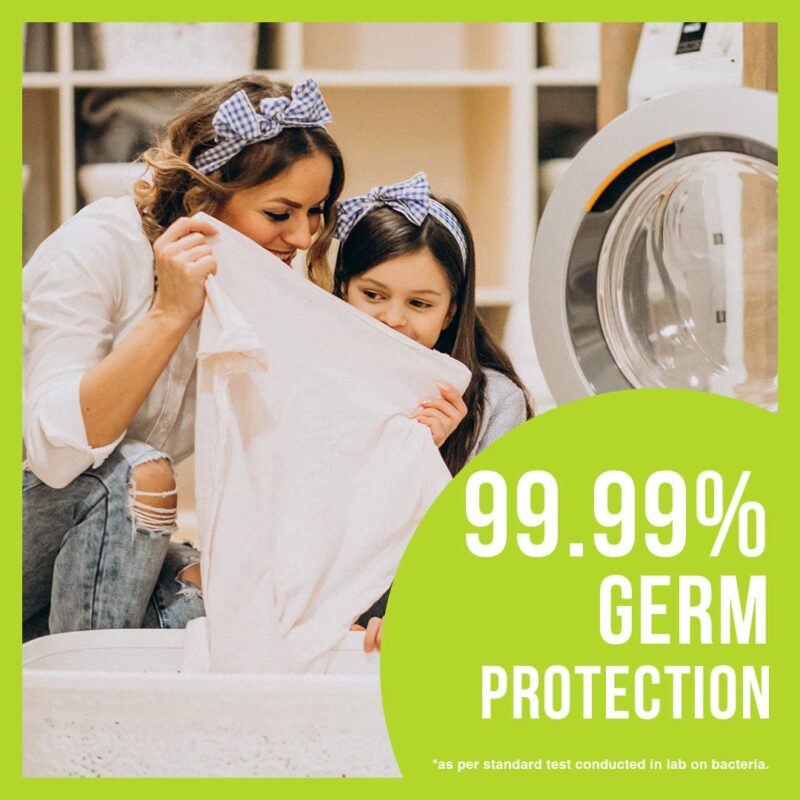 Kikgerm Plant Based Top Load Laundry Detergent Powder - Natural, Eco-friendly, Non-toxic, Chemical-free, Biodegradable - Skin Safe, Pet Safe - Tough Stain Remover - 4 Kg + 2 Kg (6 Kg) - Image 4