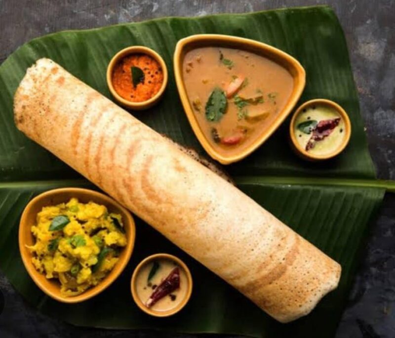 Trishav Indolium Dosa Kallu | Indolium Polished Dosa Tawa - Single Handle Dosa kal - 13 Inch with Stainless Steel Classic Palta-Turner- Silver - Image 2