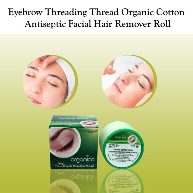 2 Spool x 300m Organica Organic Cotton Eyebrow Threading Thread - India - Image 2