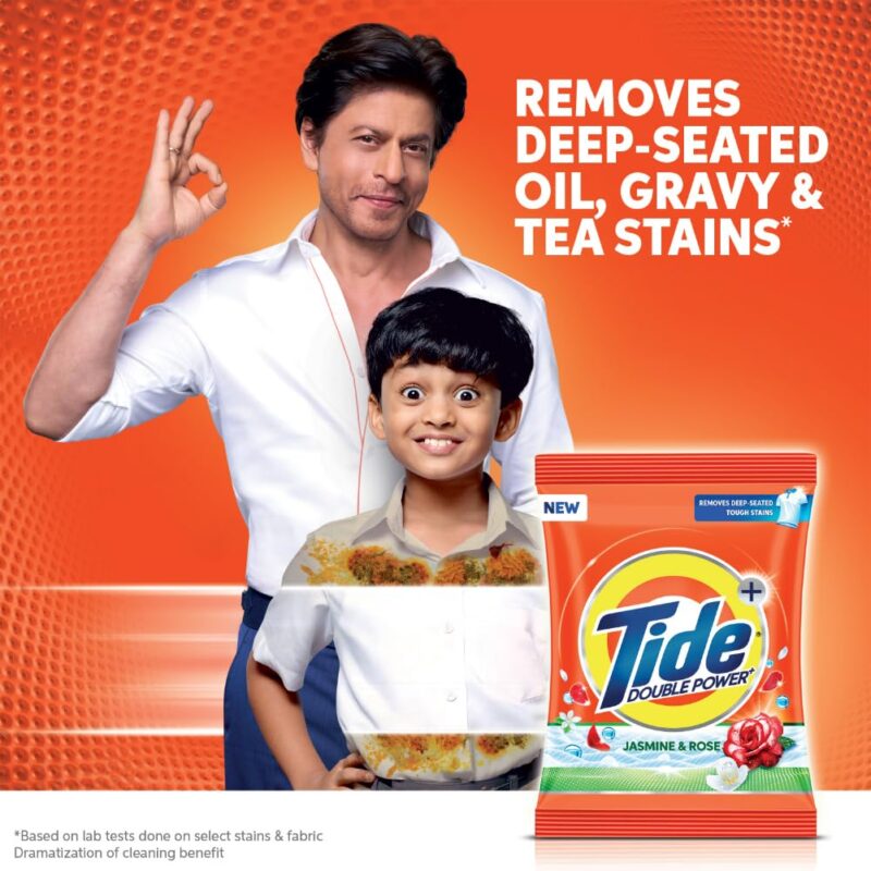 Tide Plus Double Power Detergent Washing Powder - 4 Kg + 1 Kg Free (Jasmine And Rose), 1 Count - Image 6